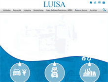 Tablet Screenshot of luisa.com.gt